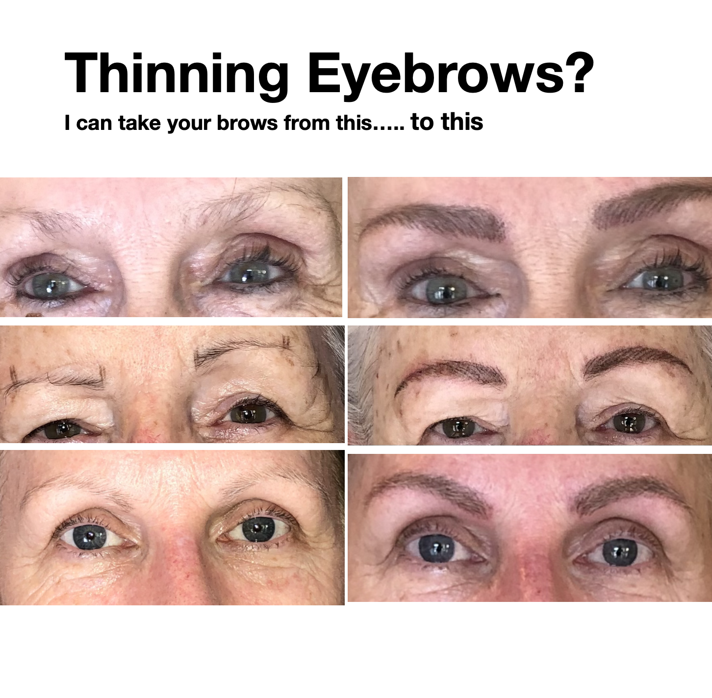 Thinning brows?
