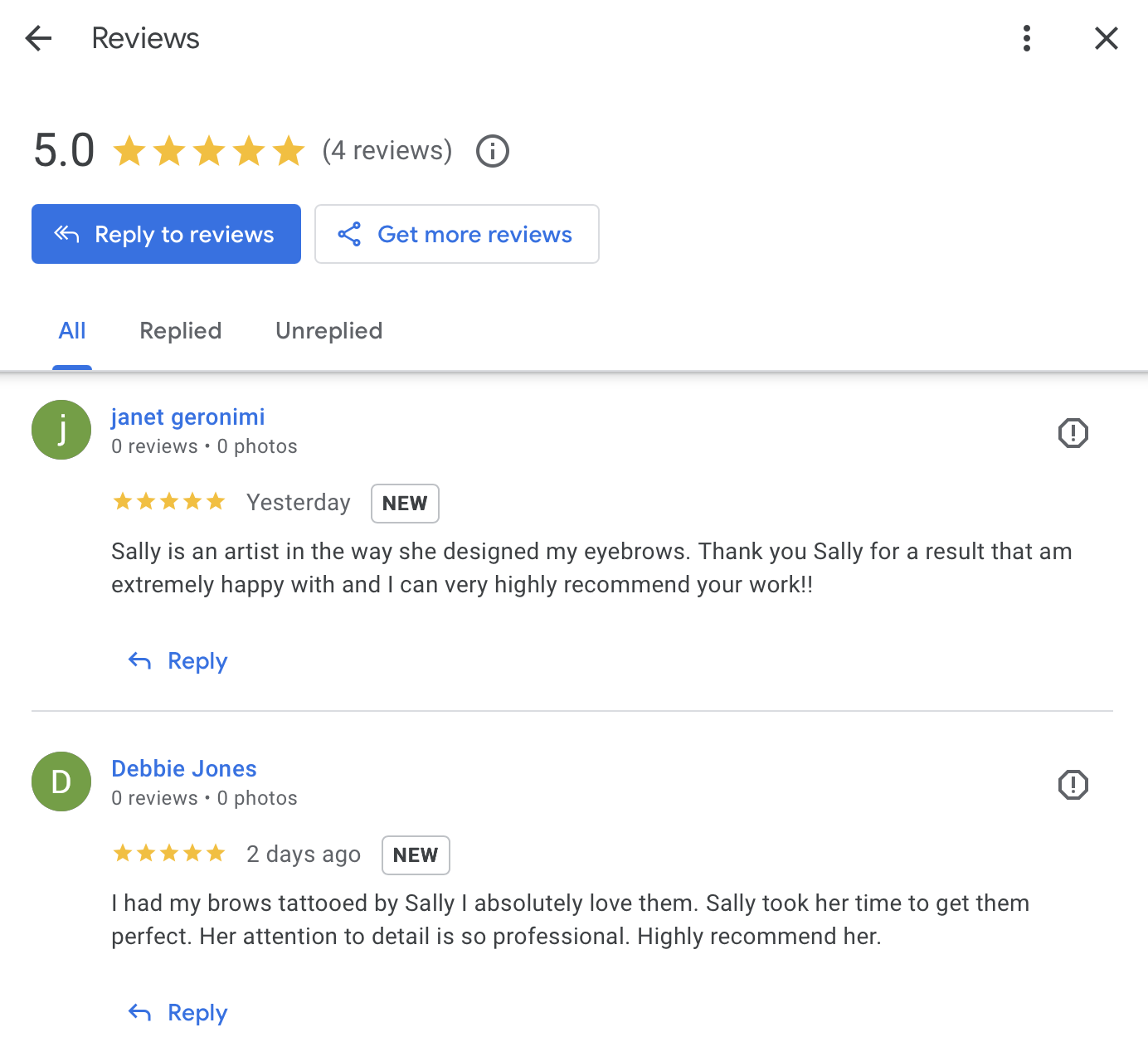 It’s always nice to get some good feedback