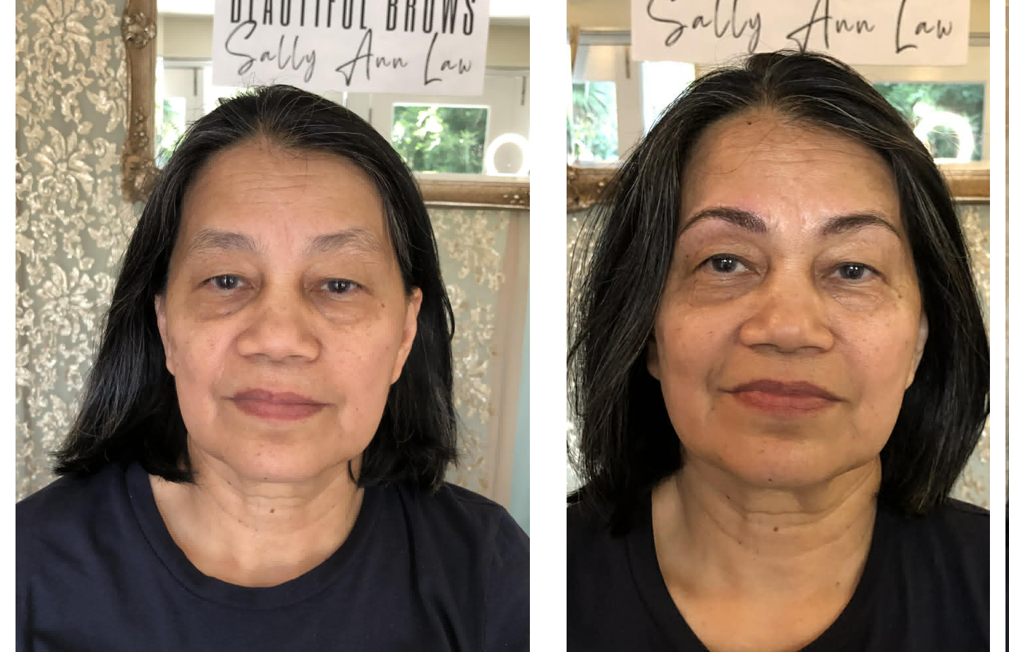 Wow these brows totally transformed my clients face