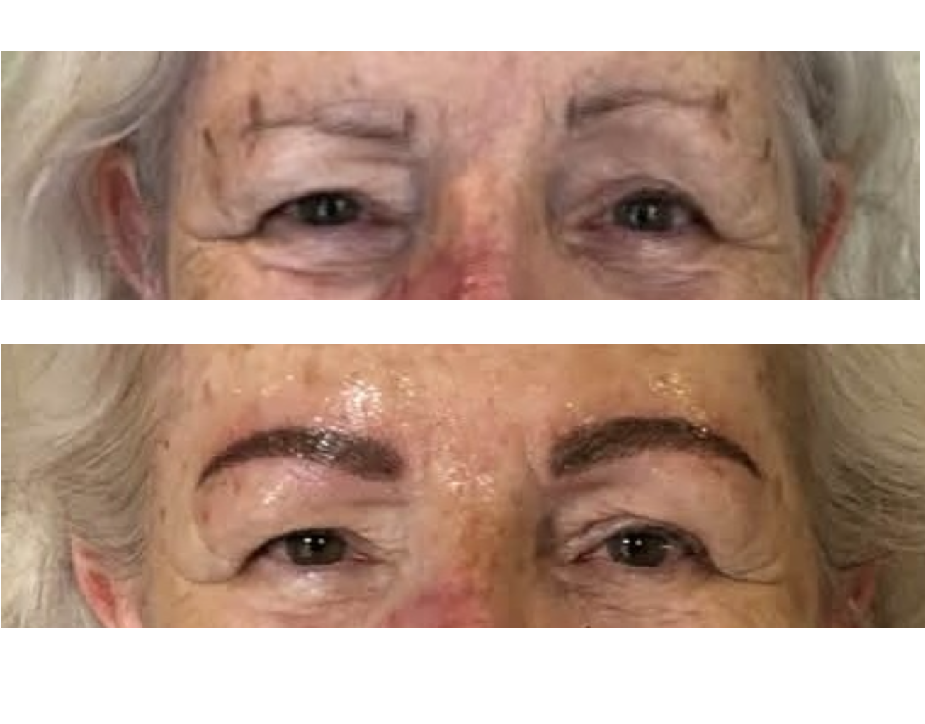 This clients Eyebrows really brought out her eyes